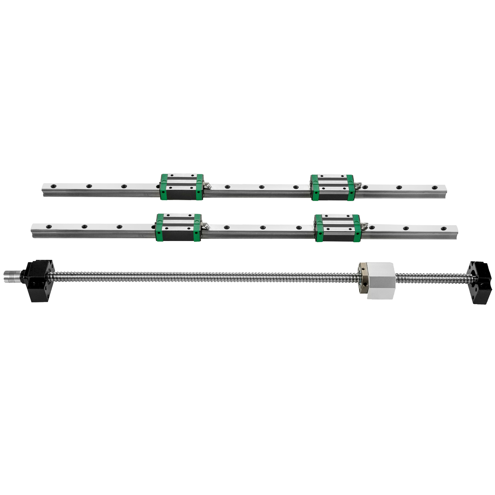 Hgr20 Linear Guide Rail Ballscrew Set - Lineaire geleiderail, 2 stuks HGR20-1000mm lineaire